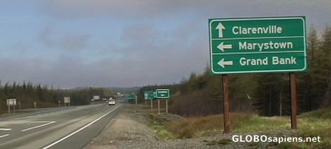 Postcard Trans Canada Highway