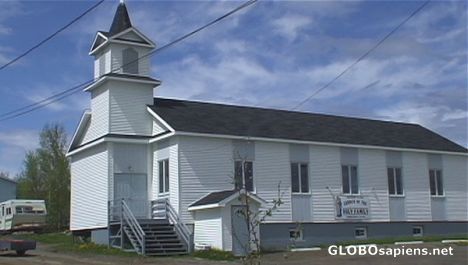 Postcard Church in Lewisporte