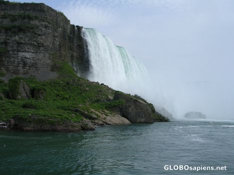 Postcard Canadian waterfall