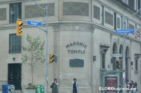 Postcard Masonic Temple in Toronto