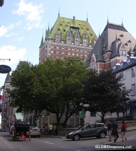 Postcard Street in Quebec City