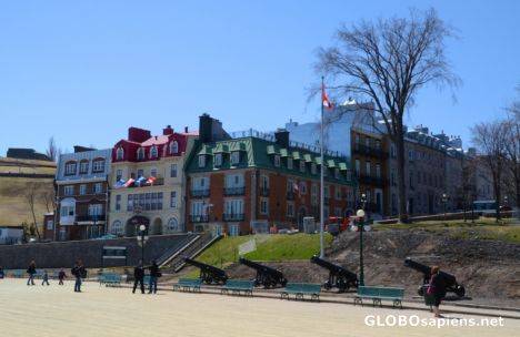 Postcard Quebec City (CA,QC) - by the Governor's Gardens