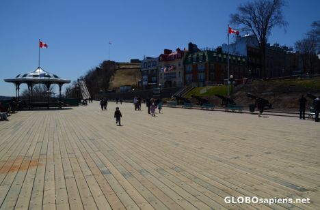 Postcard Quebec City (CA,QC) - Riverside Terrace