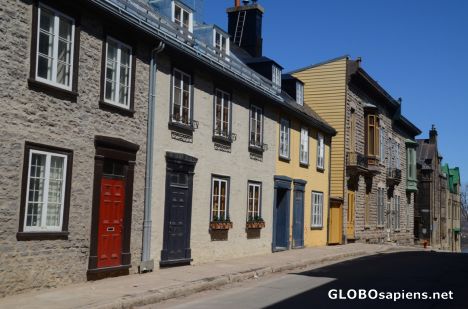 Postcard Quebec City (CA,QC) - colonial architecture