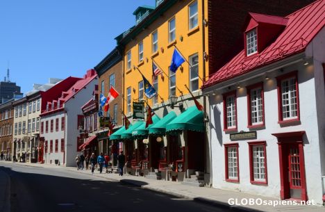 Postcard Quebec City (CA,QC) - One of the 'rues'
