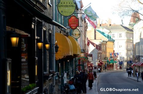 Postcard Quebec City (CA,QC) - Rue Saint-Louis