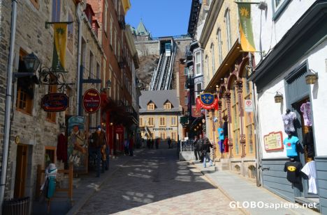 Postcard Quebec City (CA,QC) - Funiculare