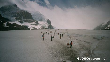Postcard Athabasca Glacier