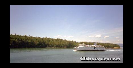 Postcard B.C. Ferries takes you to Vancouver Island