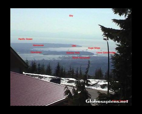 Postcard Vancouver from Mt. Seymour