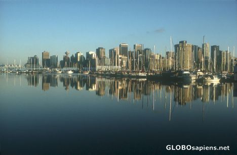 Postcard Skyline of Vancouver