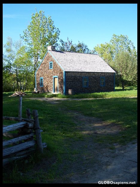 Postcard The Doucet Farm house