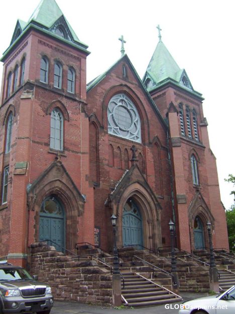 Postcard St Peter`s Church, Saint John, New Brunswick