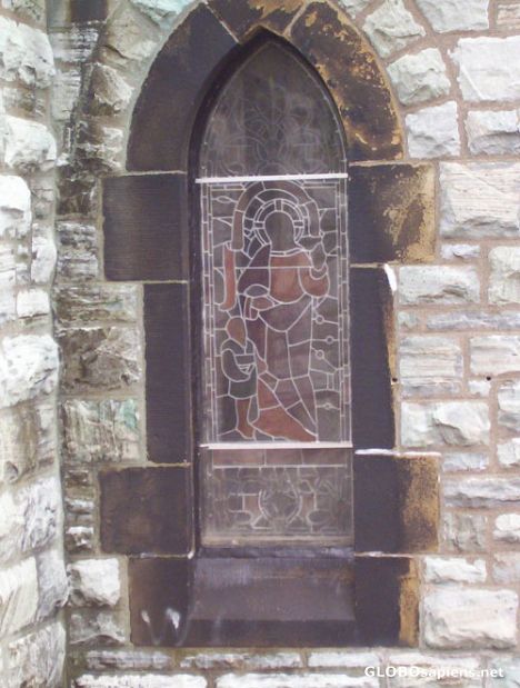 Postcard Window of Trinity Church.