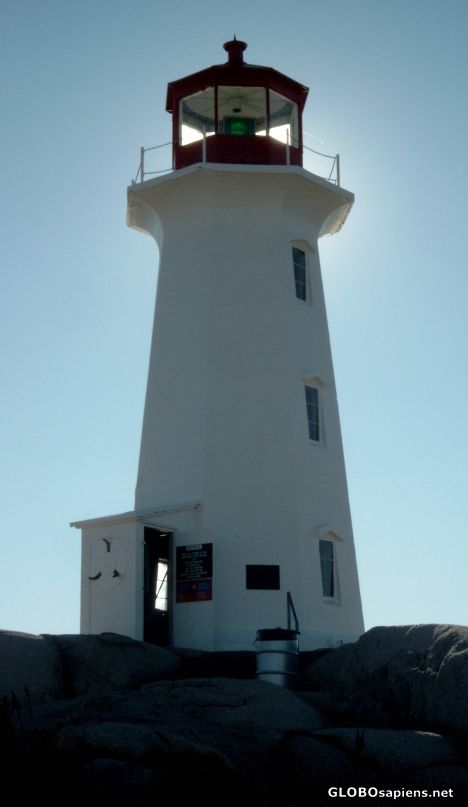 Postcard Peggys Cove Lighthouse
