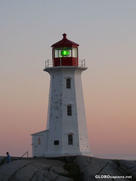 Postcard Peggy's Cove Lighthouse