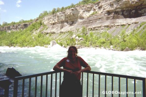 Postcard Niagara River Rapids