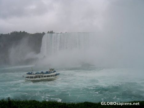 Postcard Maid of the Mist under the Horseshoe Falls