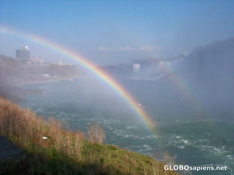 Postcard Beautiful Rainbows, Niagara Falls, Canada