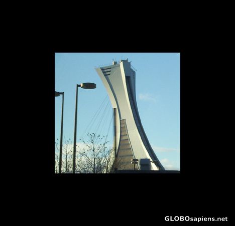 Postcard Tour of Montreal, situated on the Olympic stadium