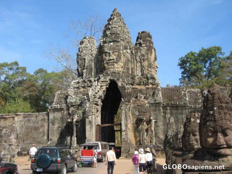 Postcard Angkor Thom Ruins