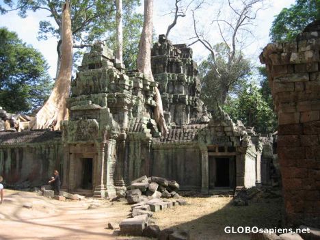 Postcard Ta Phom Ruins - Bayon Temple - The one intact