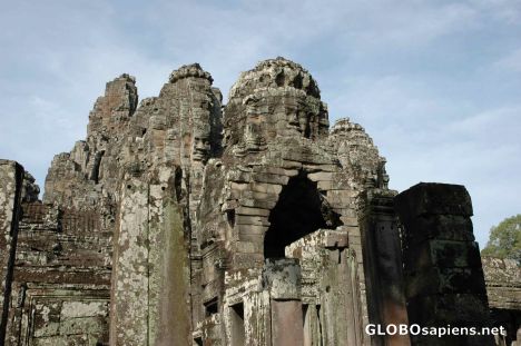 Postcard Angkor Thom Ruins - Temples