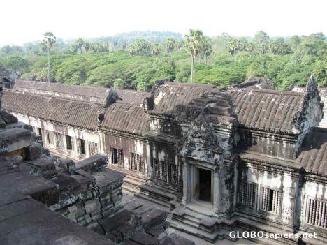Postcard The Angkor Wat - East Wing