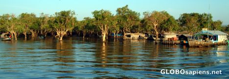 Postcard Tonle Sap Lake