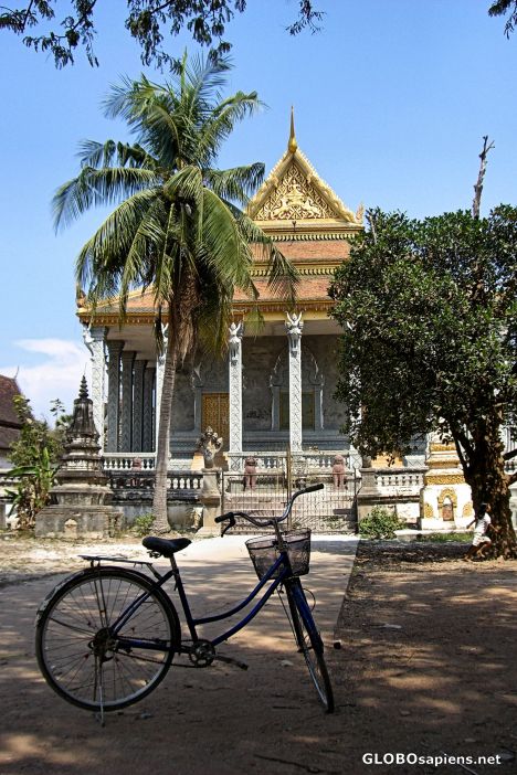 Postcard Buddhist Temple South of Siem Reap