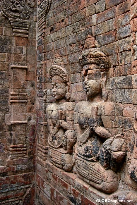 Postcard Wall carving, Prasat Kravan Temple