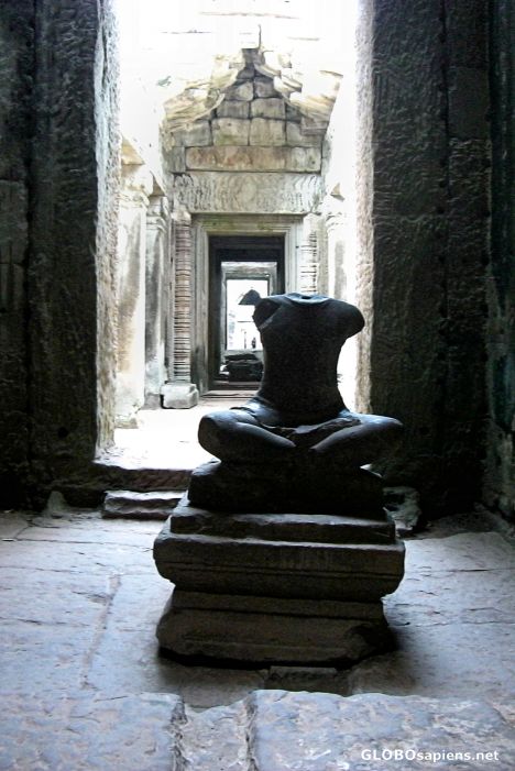 Postcard Interior of Preah Khan Temple