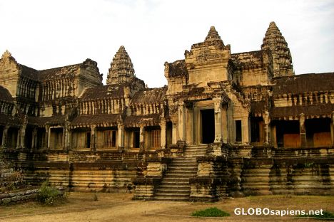 Postcard Morning View of Angkor Wat