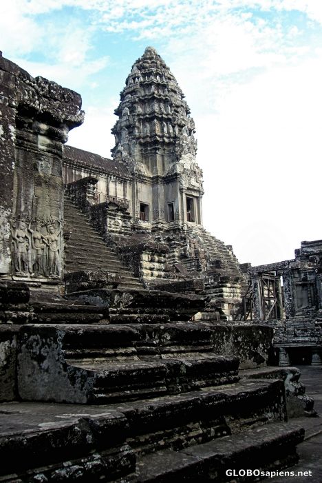 Postcard Interior of the Angkor Wat Temple