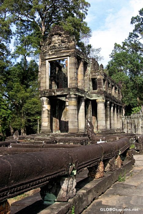 Postcard Preah Khan Temple, Angkor Thom
