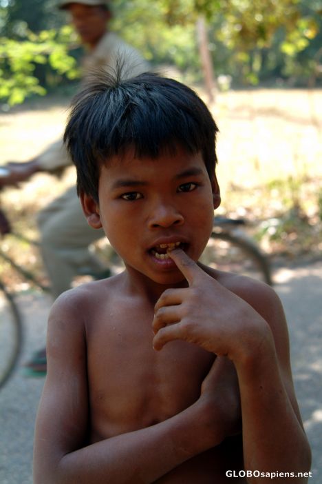 Postcard Boy from Angkor