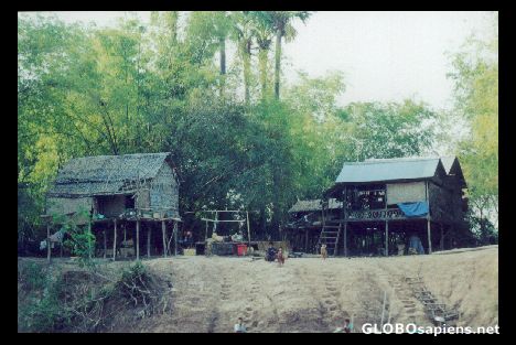 Postcard Along Tonle Sap River