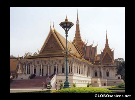 Postcard Wat Phra Kaew at Phnom Penh.