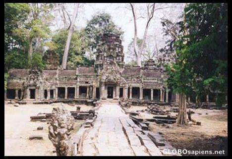 Postcard One Angkor Temple.