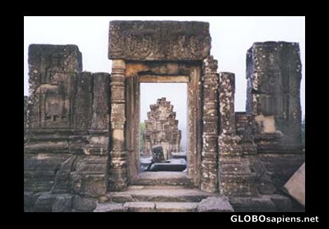 Postcard Angkor temple.