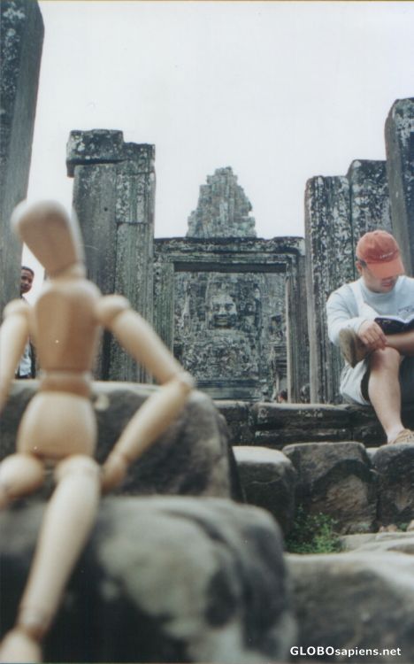 Postcard Angkor Wat temple