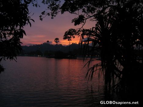 Postcard Kandy's lake