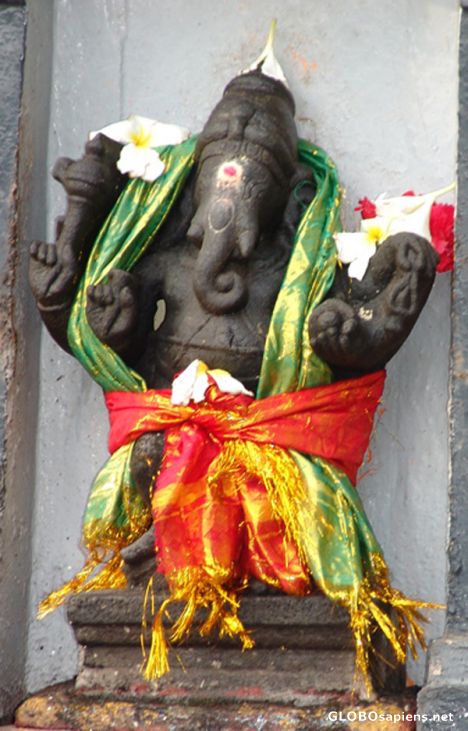 Postcard Konesvaram Temple Figure, Trincomalee