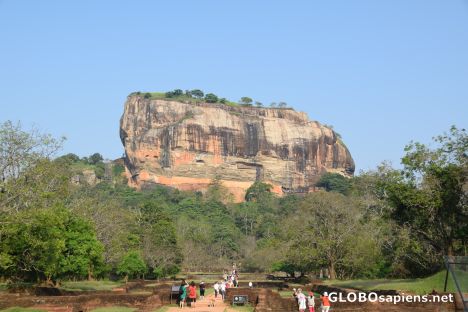 The lion rock or Sigiriya Fortress