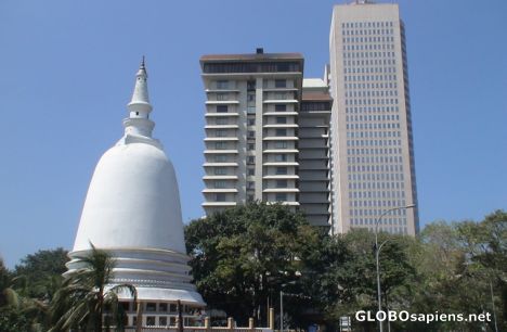 Postcard Downtown stupa