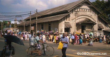 Postcard Jaffna market
