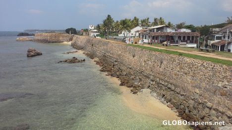 Postcard The walls of Galle Fort