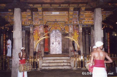 Postcard Inside the Tooth Temple