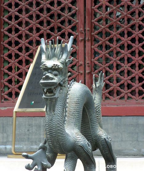 Postcard The Bronze Dragon in the Summer Palace
