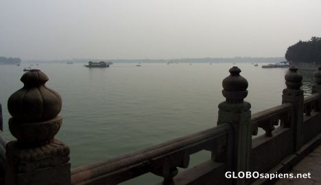 Postcard View of Kinning Lake from the Jilan Hall
